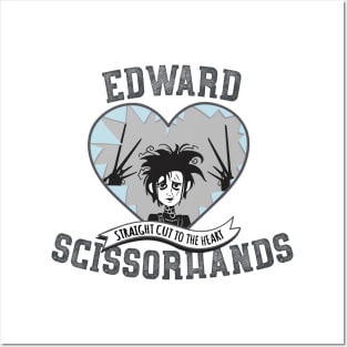 Tim Burton's Edward Scissorhands Straight Cut to the Heart. Posters and Art